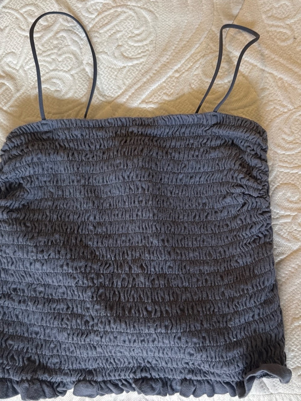 Abercrombie ruched tank top